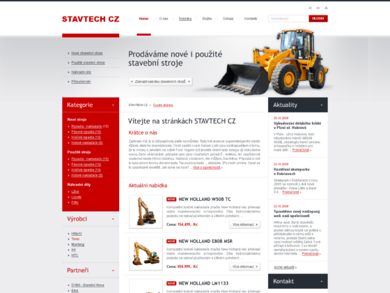 Stavtech - Web Design - Homepage