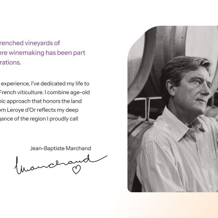 Leroye d'Or - Web Design - Winemaker