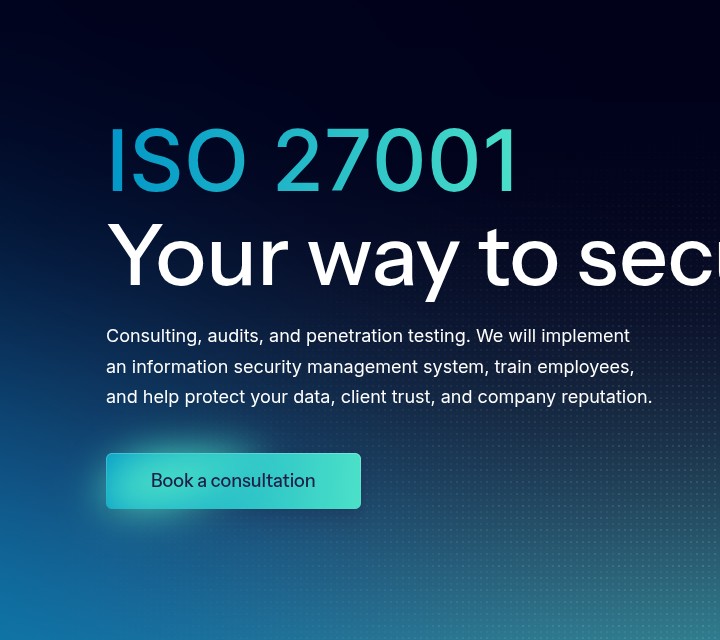 Security Company Web Design & WordPress Development - Hero Headline