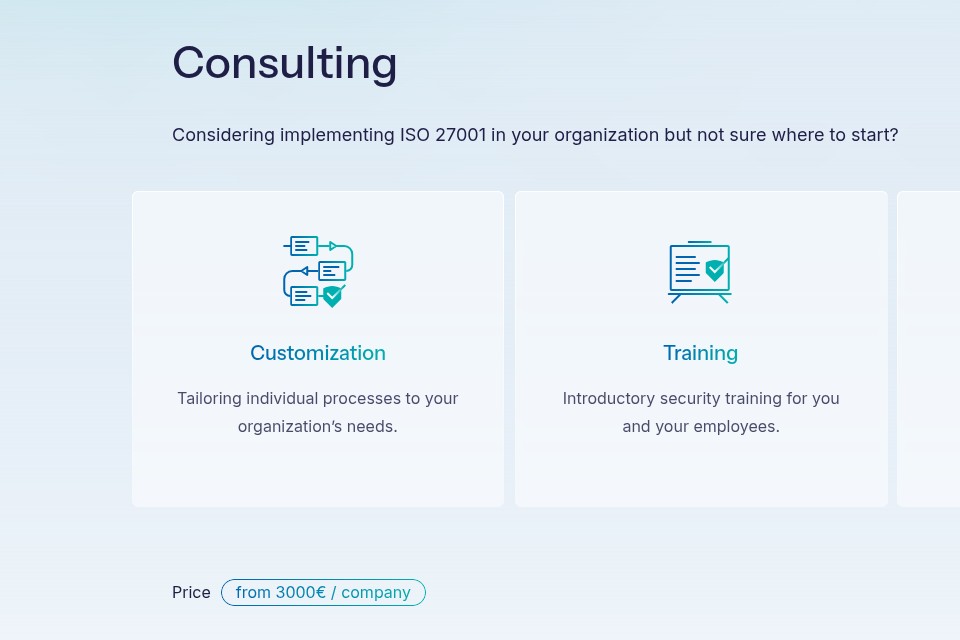 Security Company Web Design & WordPress Development - Service - Consulting
