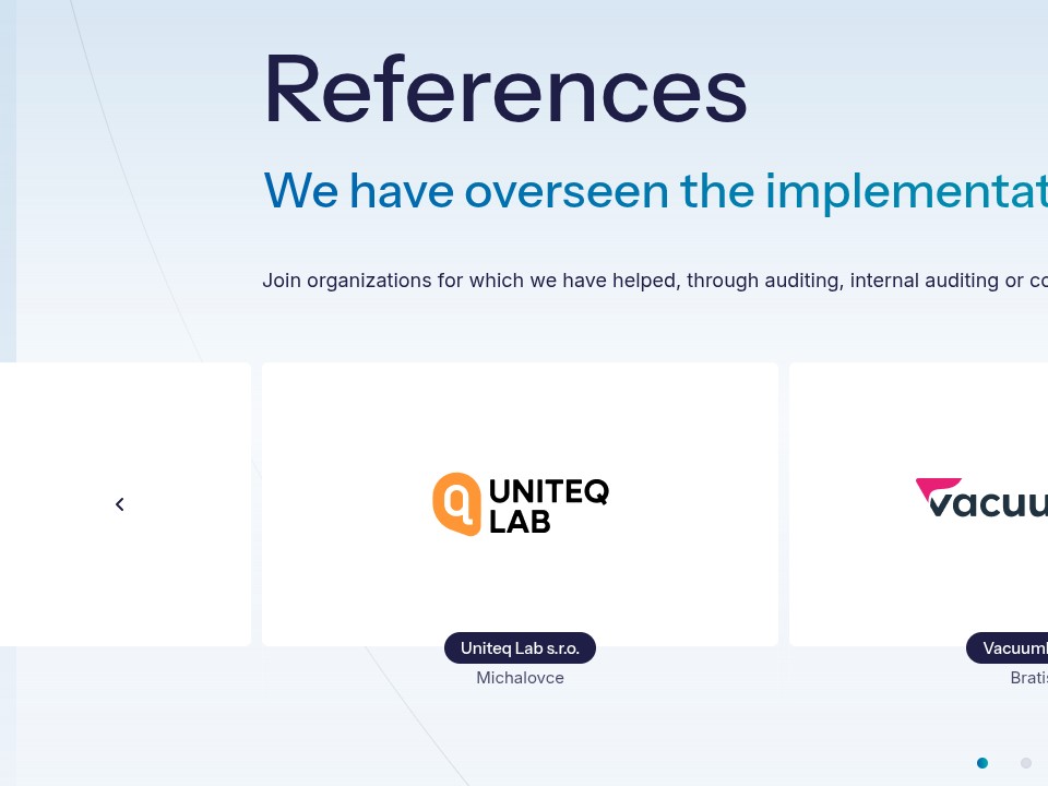Security Company Web Design & WordPress Development - References