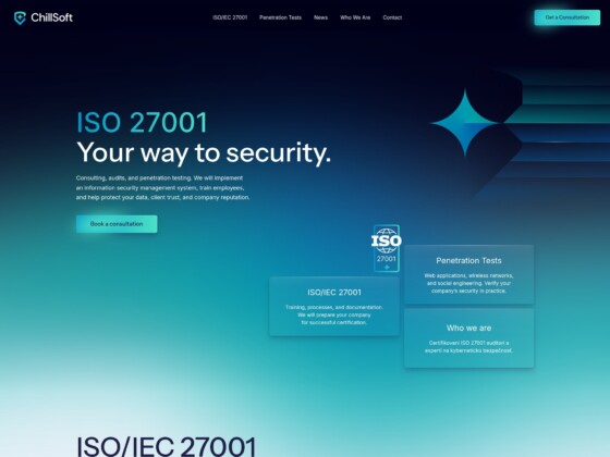 Web Design & WordPress Development for a security implementation company, compliant with ISO 27001