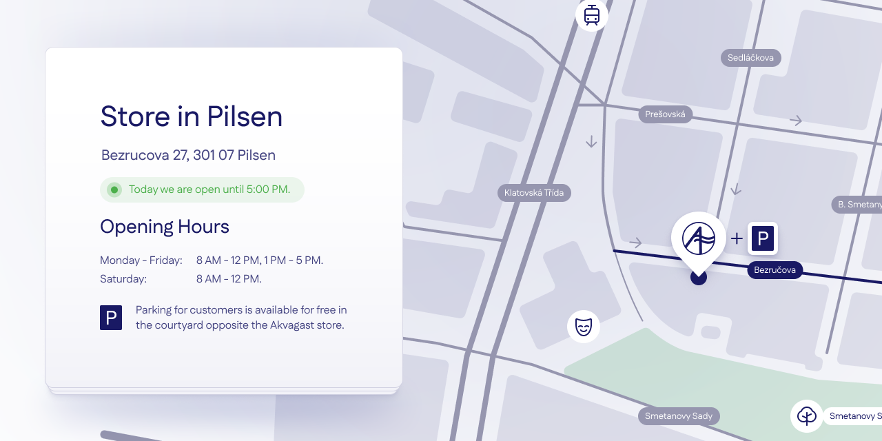 Local Pump Dealer Web Design & WordPress Development - Contacts with Map