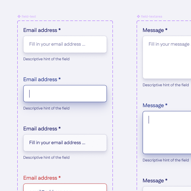 Local Pump Dealer Web Design & WordPress Development - Figma Prototype Form Components